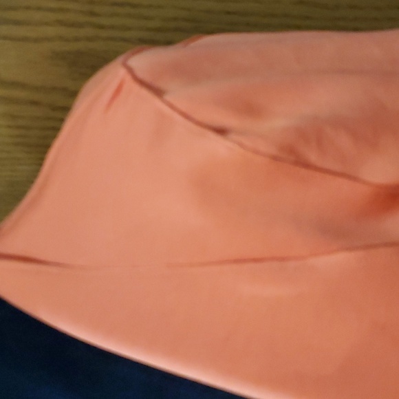 Carolina Belle Montreal NWT open front long line pocketed cardigan top orange - Picture 5 of 8